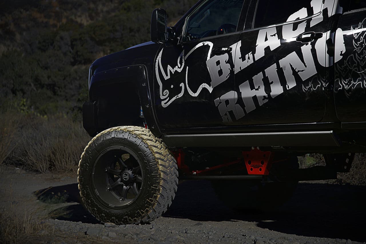 Detail view of 2015 Chevrolet Silverado 2500 with truck suv wheels