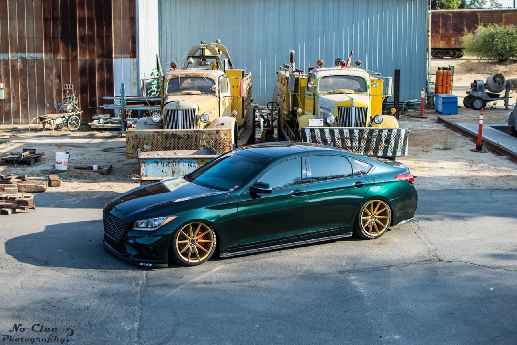 2015 Hyundai Genesis — truck lift kits, front view