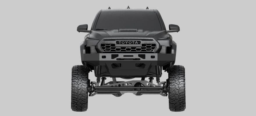 Detail view of 2015 Jeep Renegade with truck suv wheels