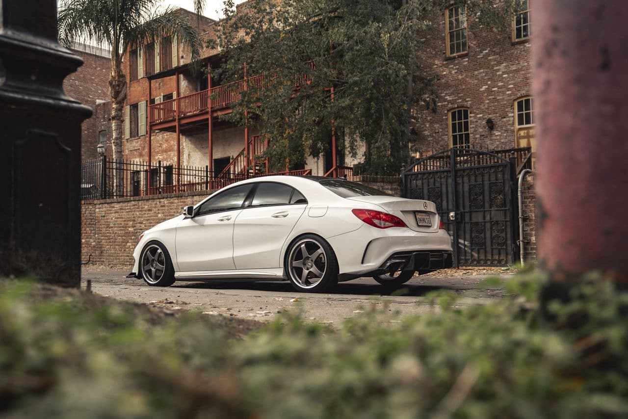 Front view of 2015 Mercedes-Benz CLA250 with wheels