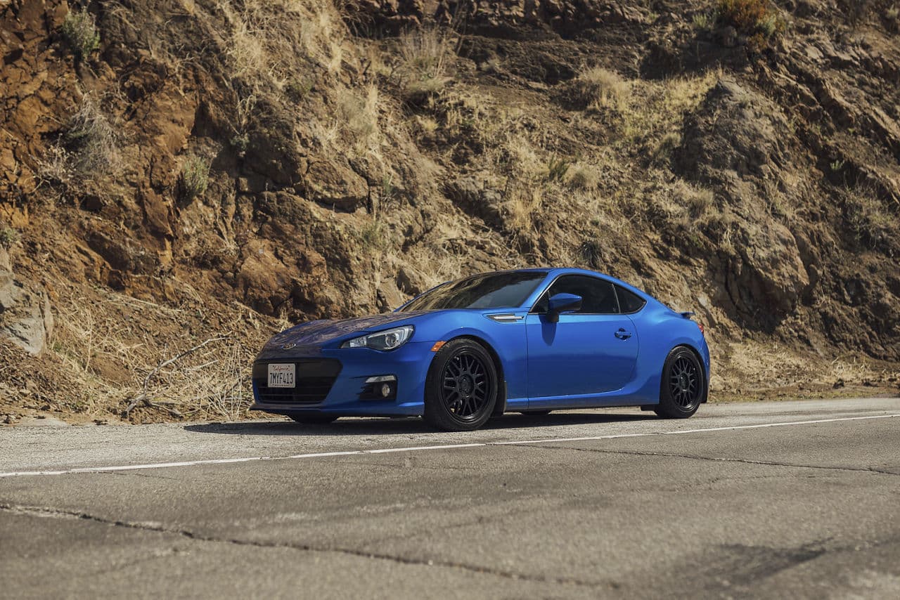 Front view of 2015 Subaru BRZ with wheels