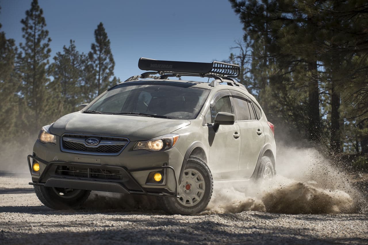 Detail view of 2015 Subaru Crosstrek with wheels