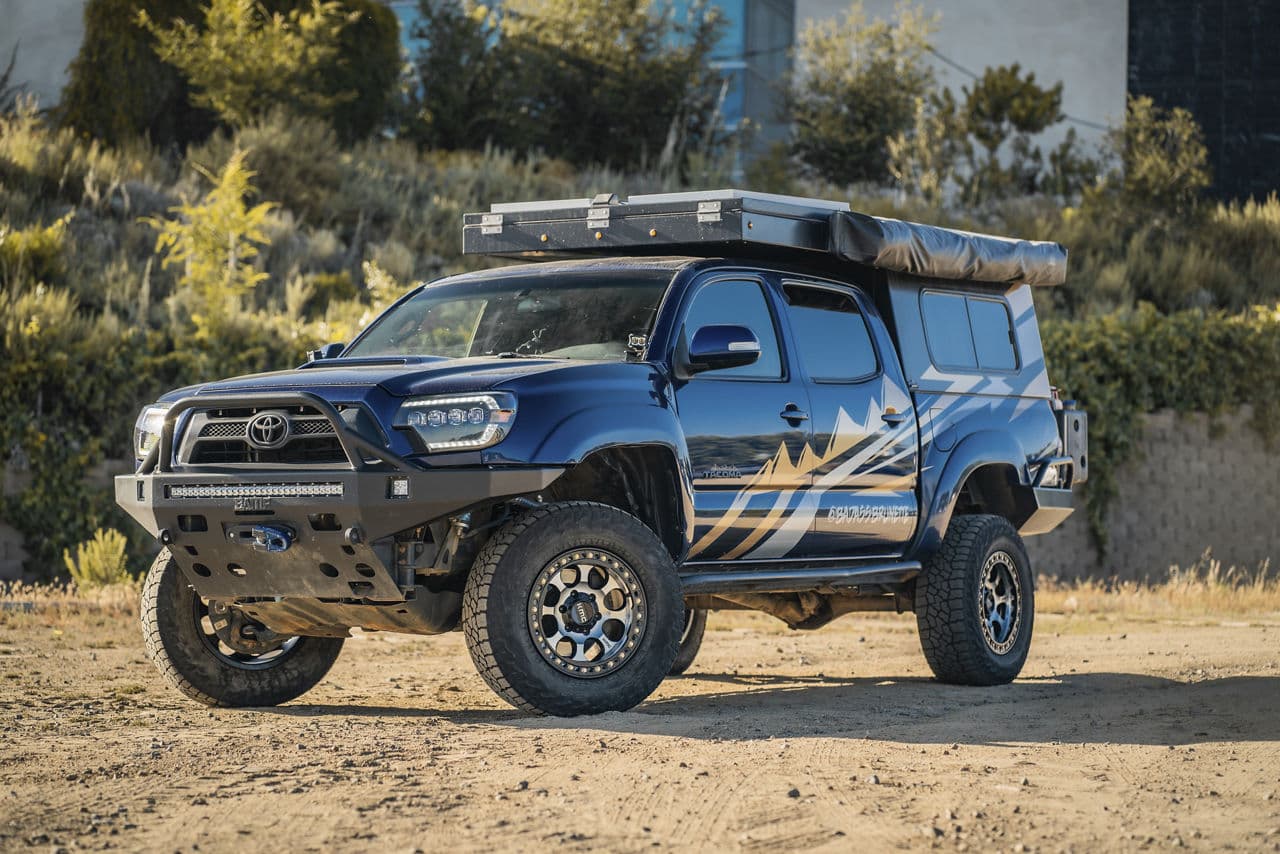 Interior of 2015 Toyota Tacoma with wheels