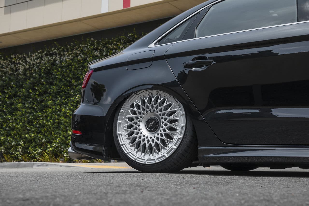 Detail view of 2016 Audi S3 with wheels