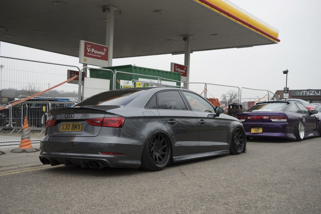 Front view of 2016 Audi S3 with wheels