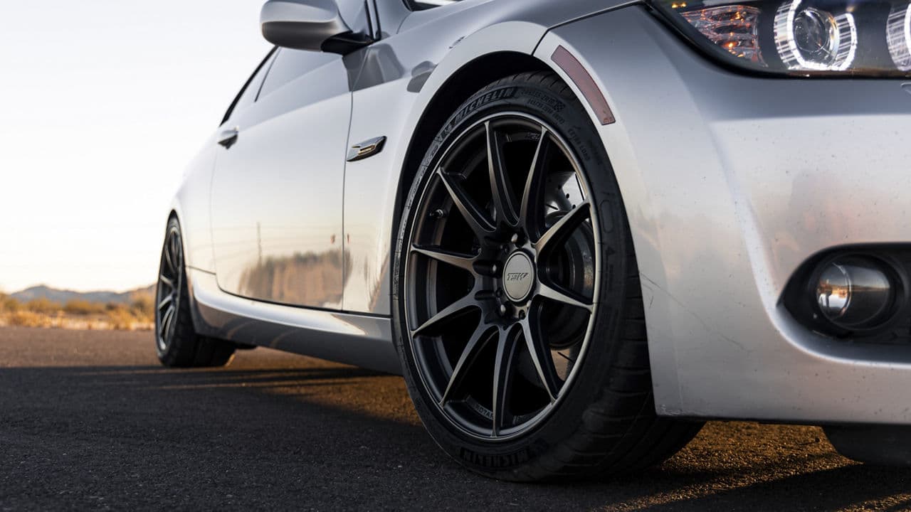Detail view of 2016 BMW 335i with wheels