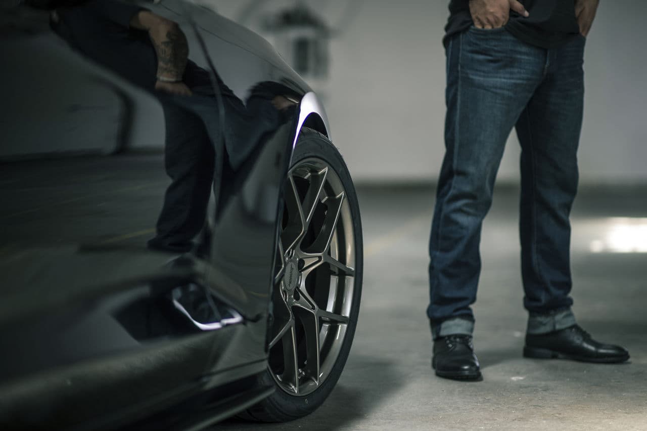 Detail view of 2016 Chevrolet Camaro SS with wheels