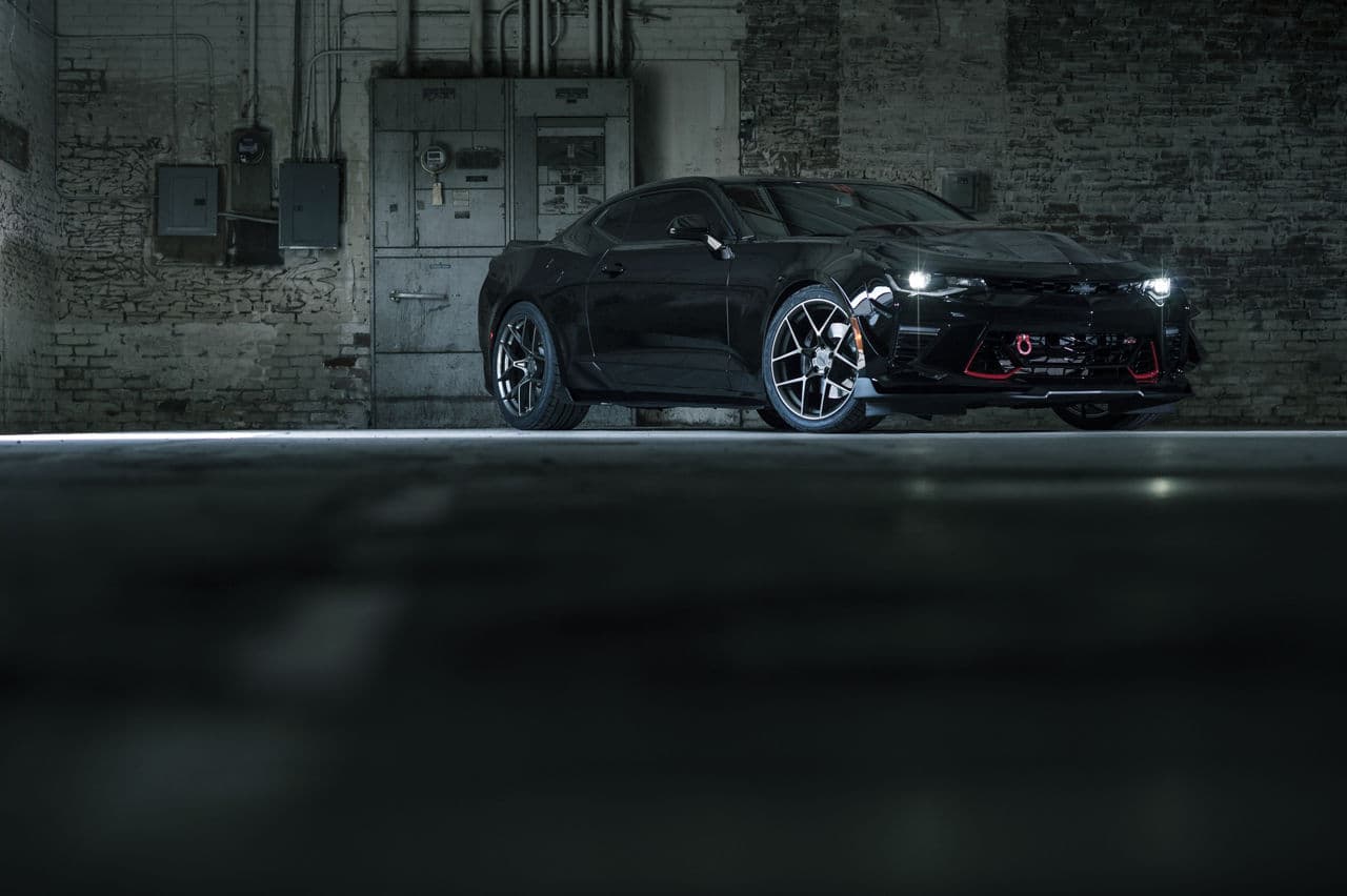 Front view of 2016 Chevrolet Camaro SS with wheels