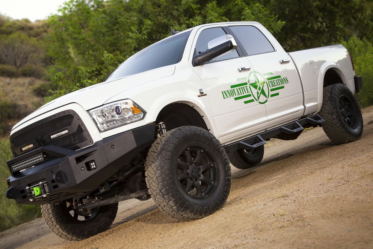 Front view of 2016 Dodge Ram 1500 with truck suv wheels