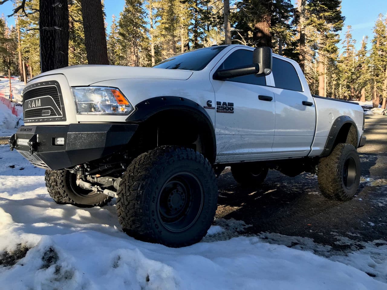 Interior of 2016 Dodge Ram 2500 with truck suv wheels