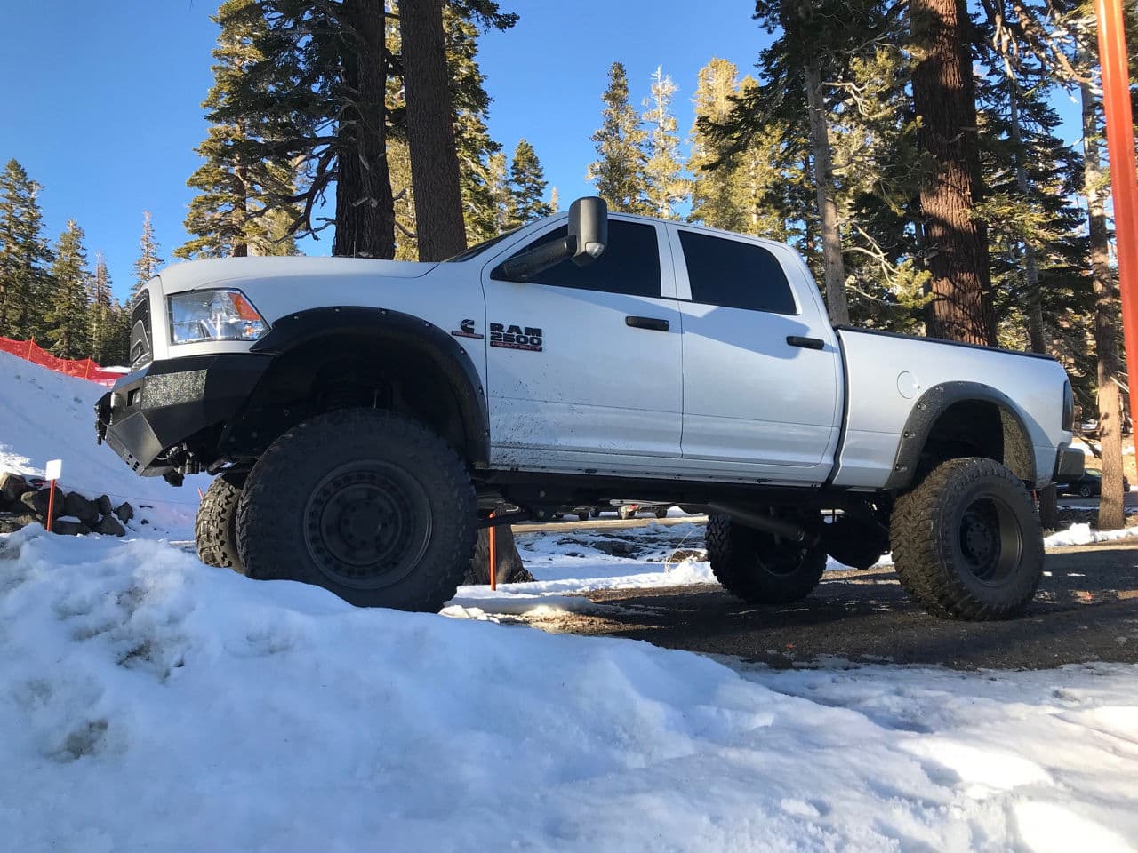 Detail view of 2016 Dodge Ram 2500 with truck suv wheels