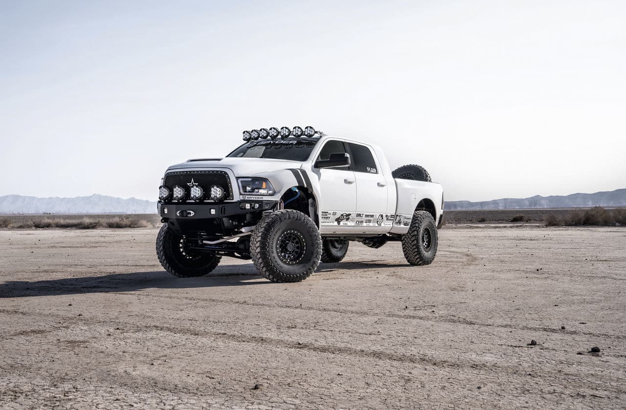Front view of 2016 Dodge Ram 2500 with truck suv wheels