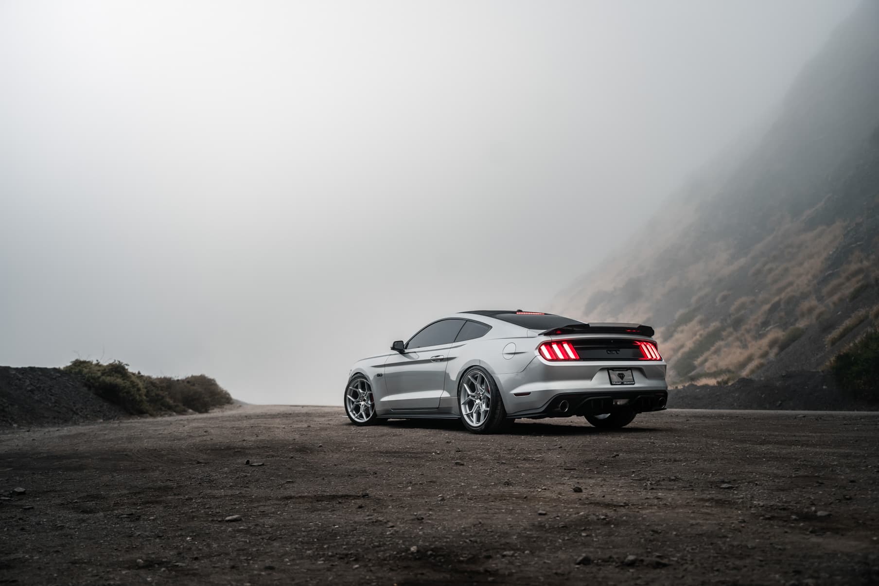 2016 Ford Mustang GT — wheels, rear view