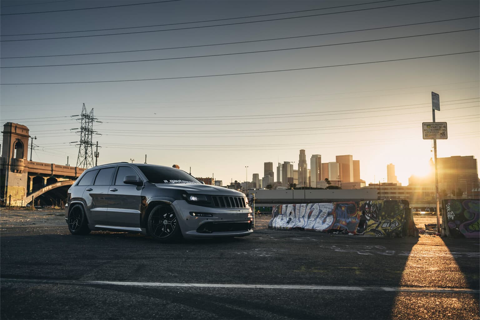 2016 Jeep Grand Cherokee SRT8 — custom build, front view