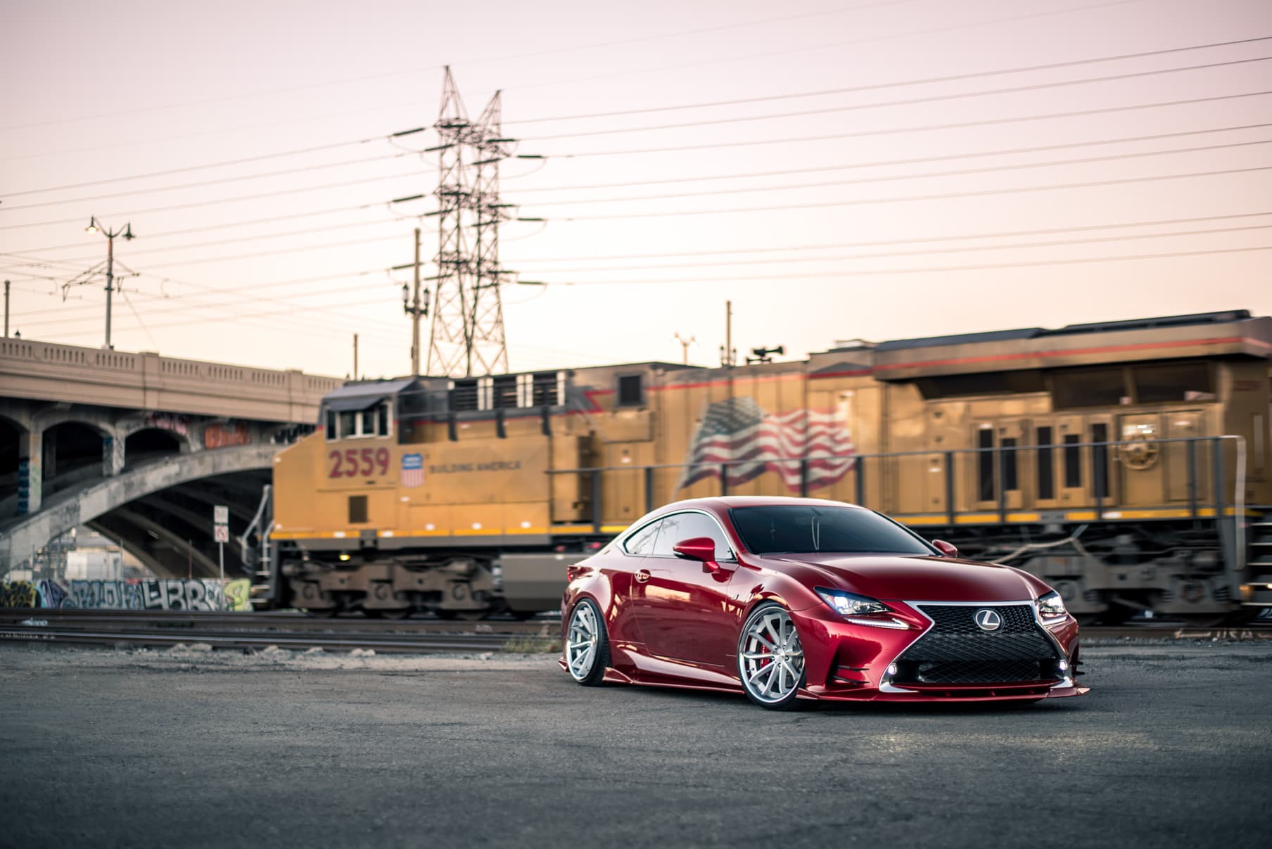 2016 Lexus RC350 — wheels, rear view