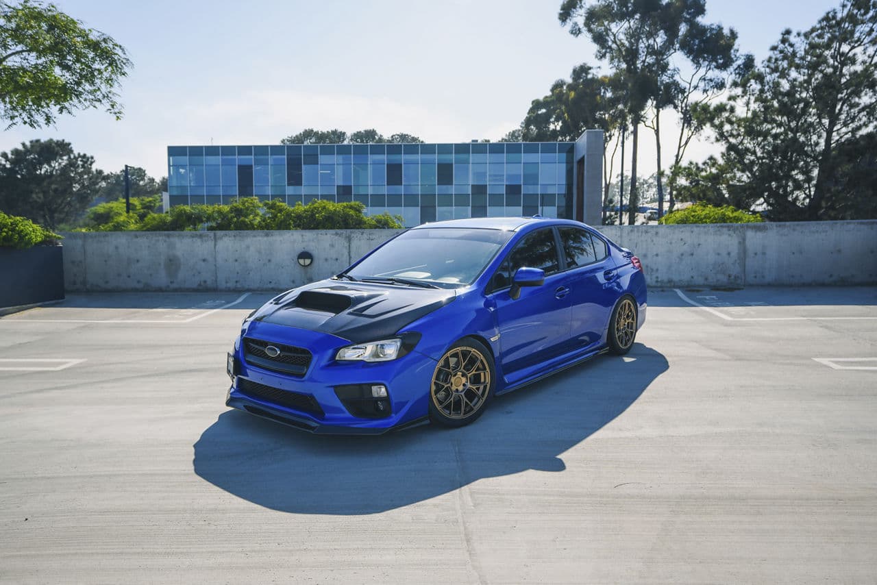 Front view of 2016 Subaru WRX with wheels