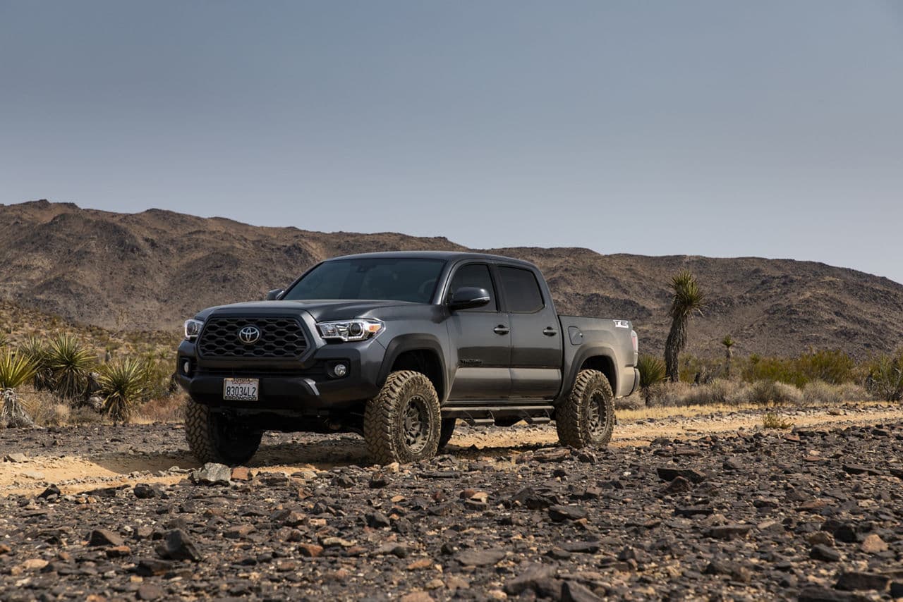 Front view of 2016 Toyota Tacoma with wheels