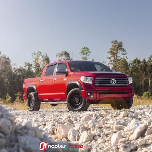 Rear view of 2016 Toyota Tundra with truck suv wheels