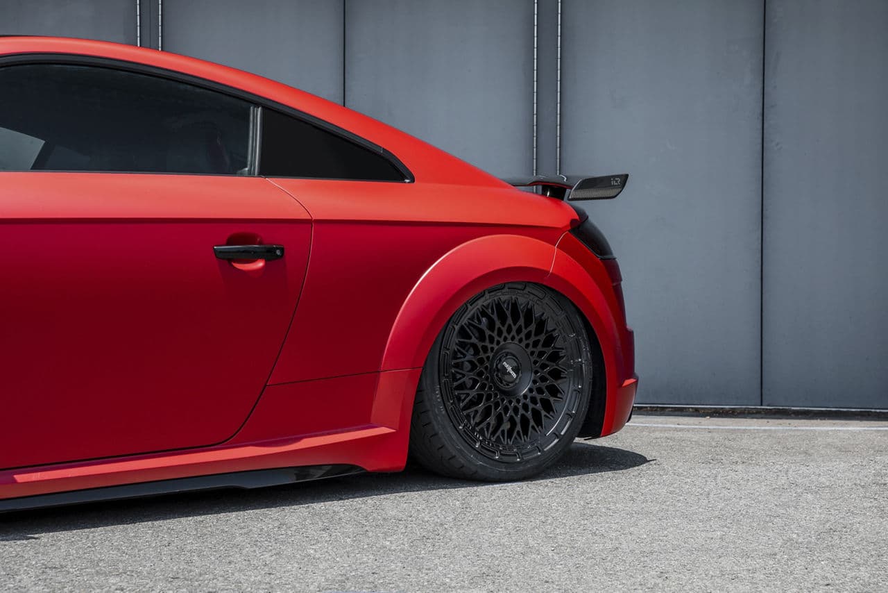 Interior of 2017 Audi TT RS with wheels