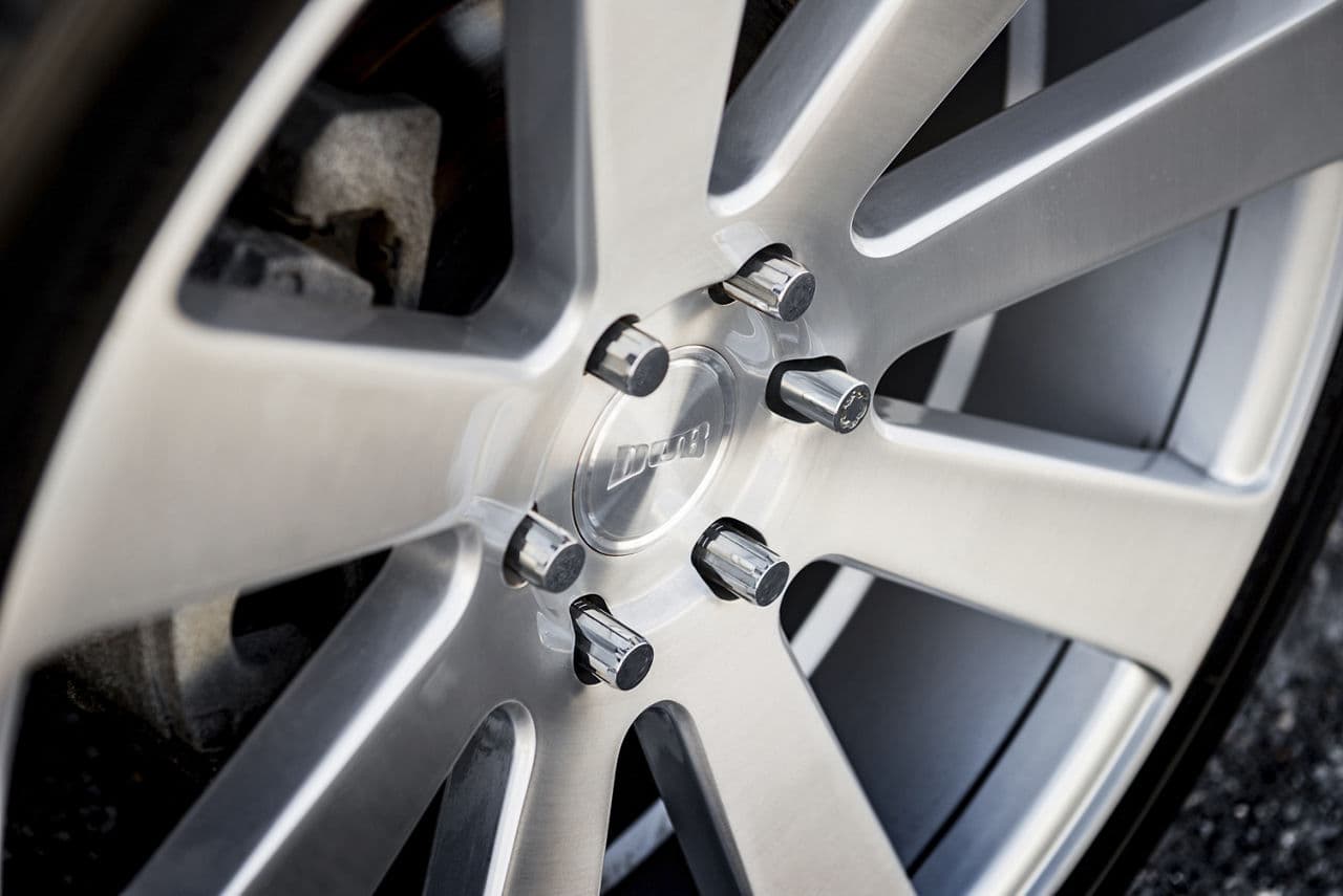 Interior of 2017 Cadillac Escalade with wheels