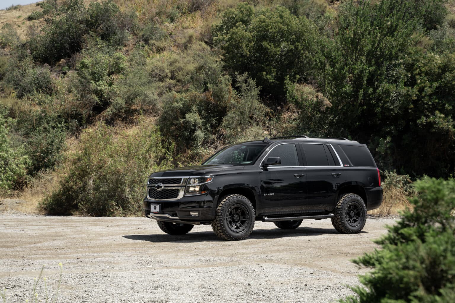 2017 Chevy Tahoe — tuner wheels, front view