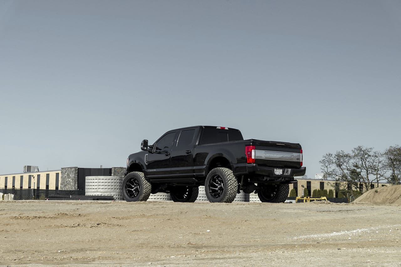 Detail view of 2017 Ford F250 with truck suv wheels
