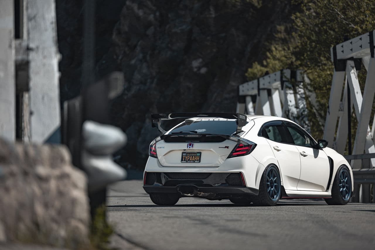 Interior of 2017 Honda Civic Type R with wheels