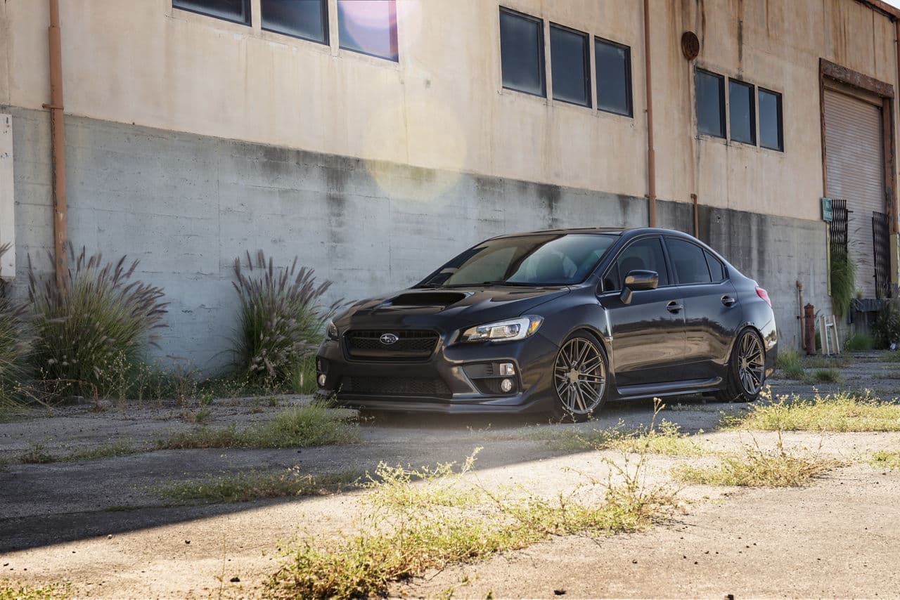 Front view of 2017 Subaru WRX with wheels