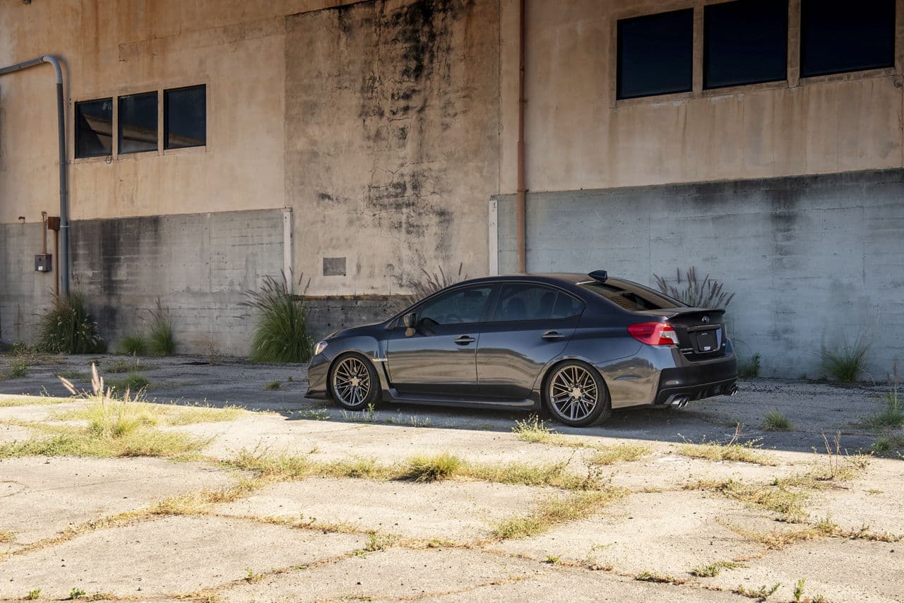 Interior of 2017 Subaru WRX with wheels