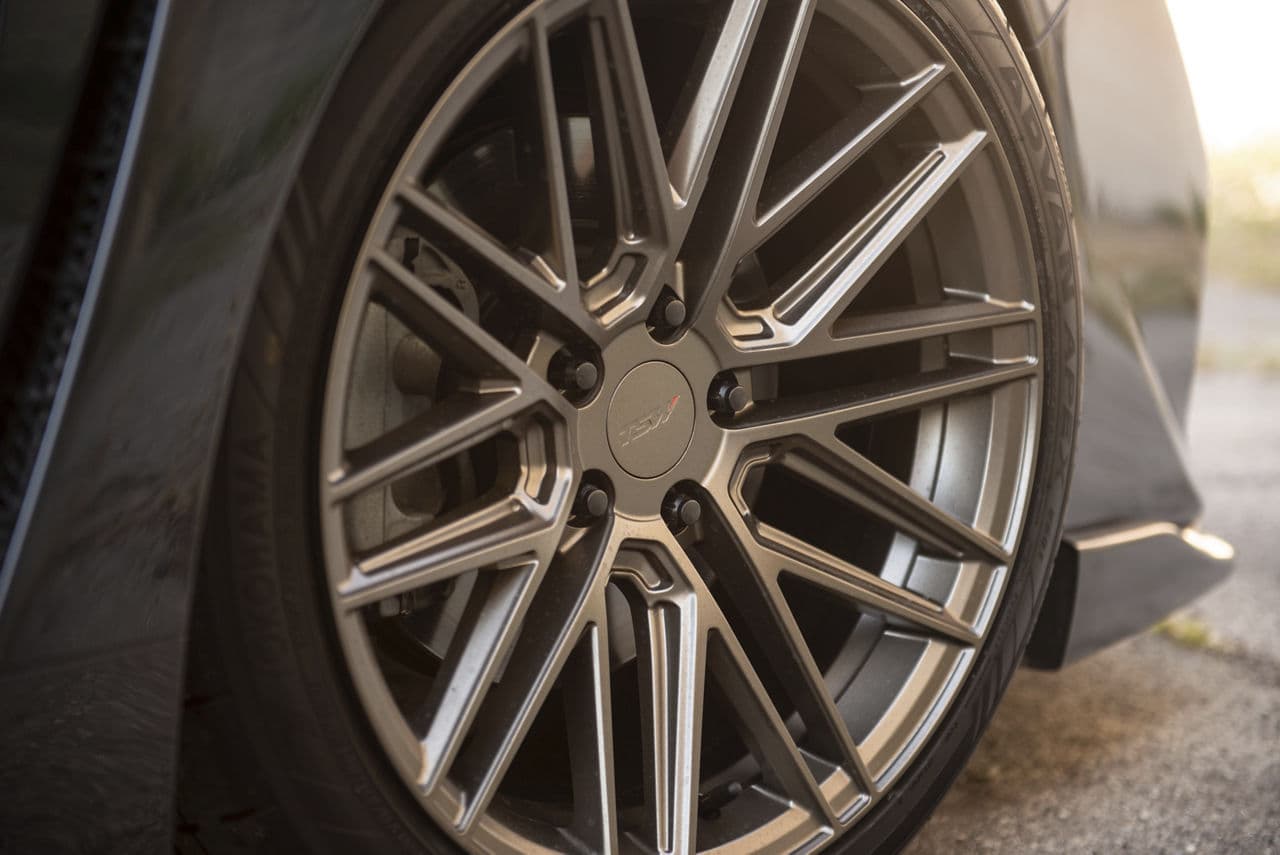 Detail view of 2017 Subaru WRX with wheels