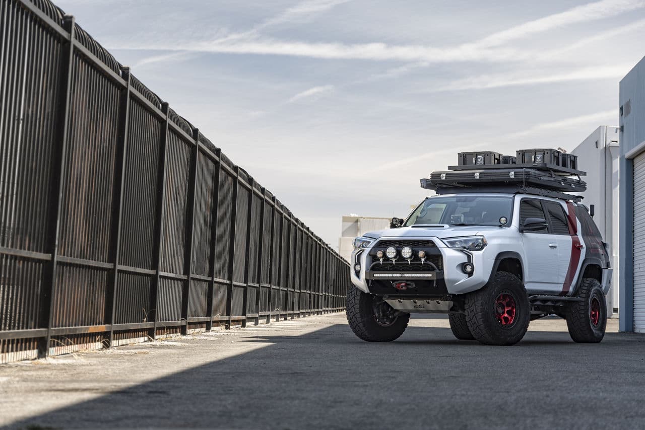 Front view of 2017 Toyota 4Runner TRD Pro with wheels