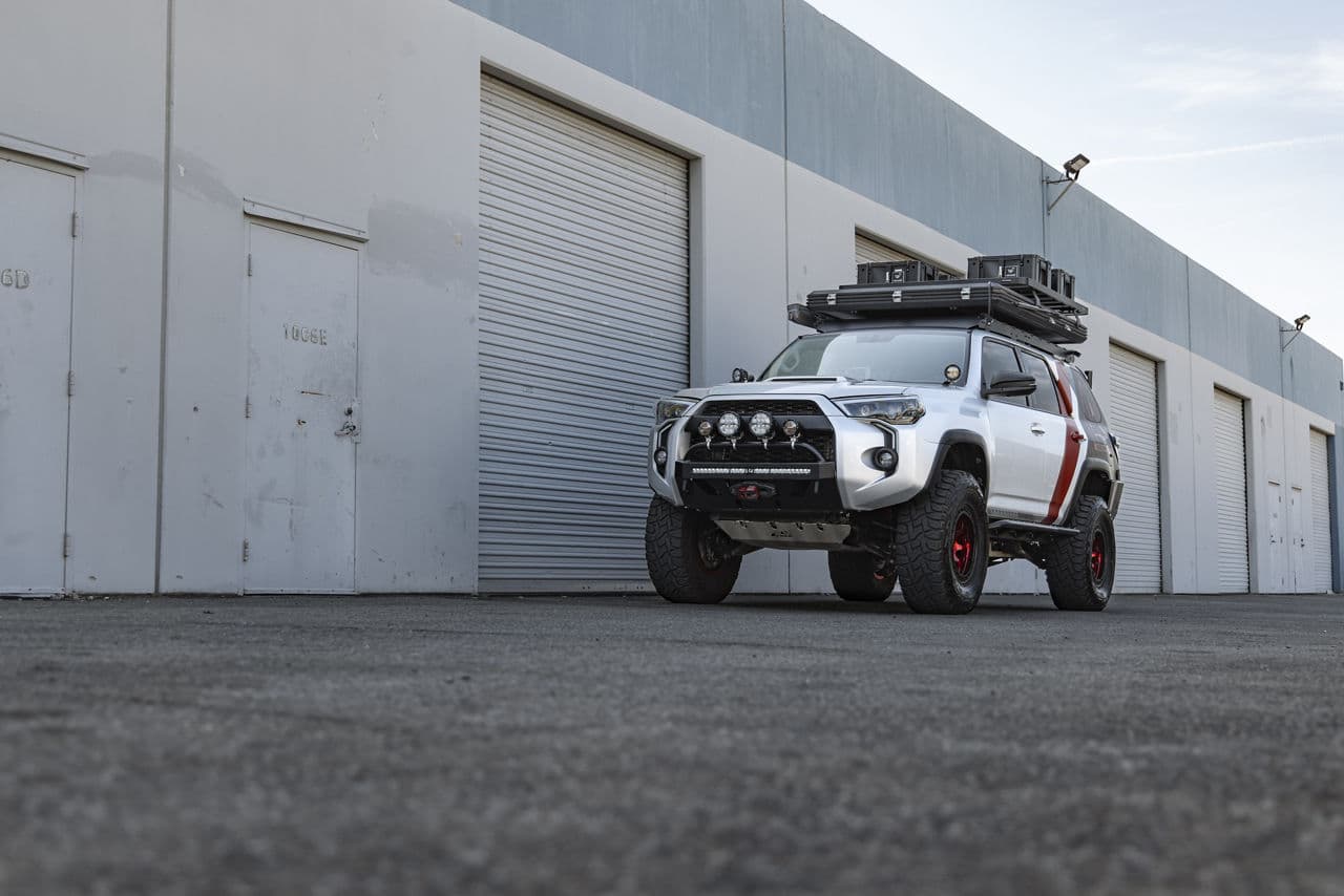 Detail view of 2017 Toyota 4Runner TRD Pro with wheels