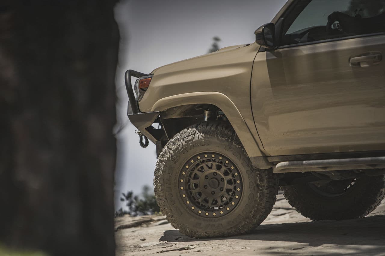 Interior of 2017 Toyota 4Runner with wheels