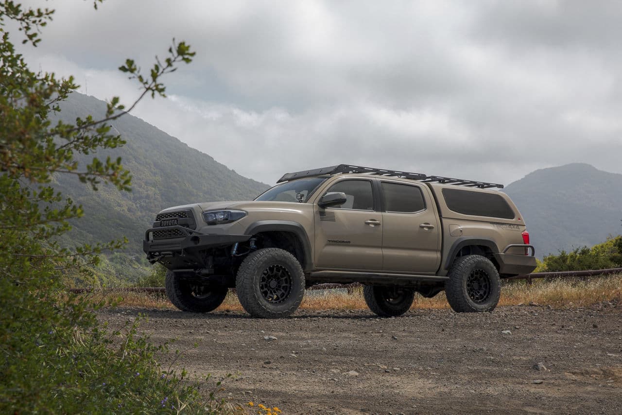 Front view of 2017 Toyota Tacoma with wheels