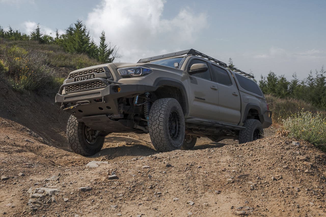 Interior of 2017 Toyota Tacoma with wheels