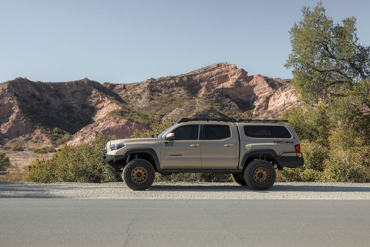 Detail view of 2017 Toyota Tacoma with wheels
