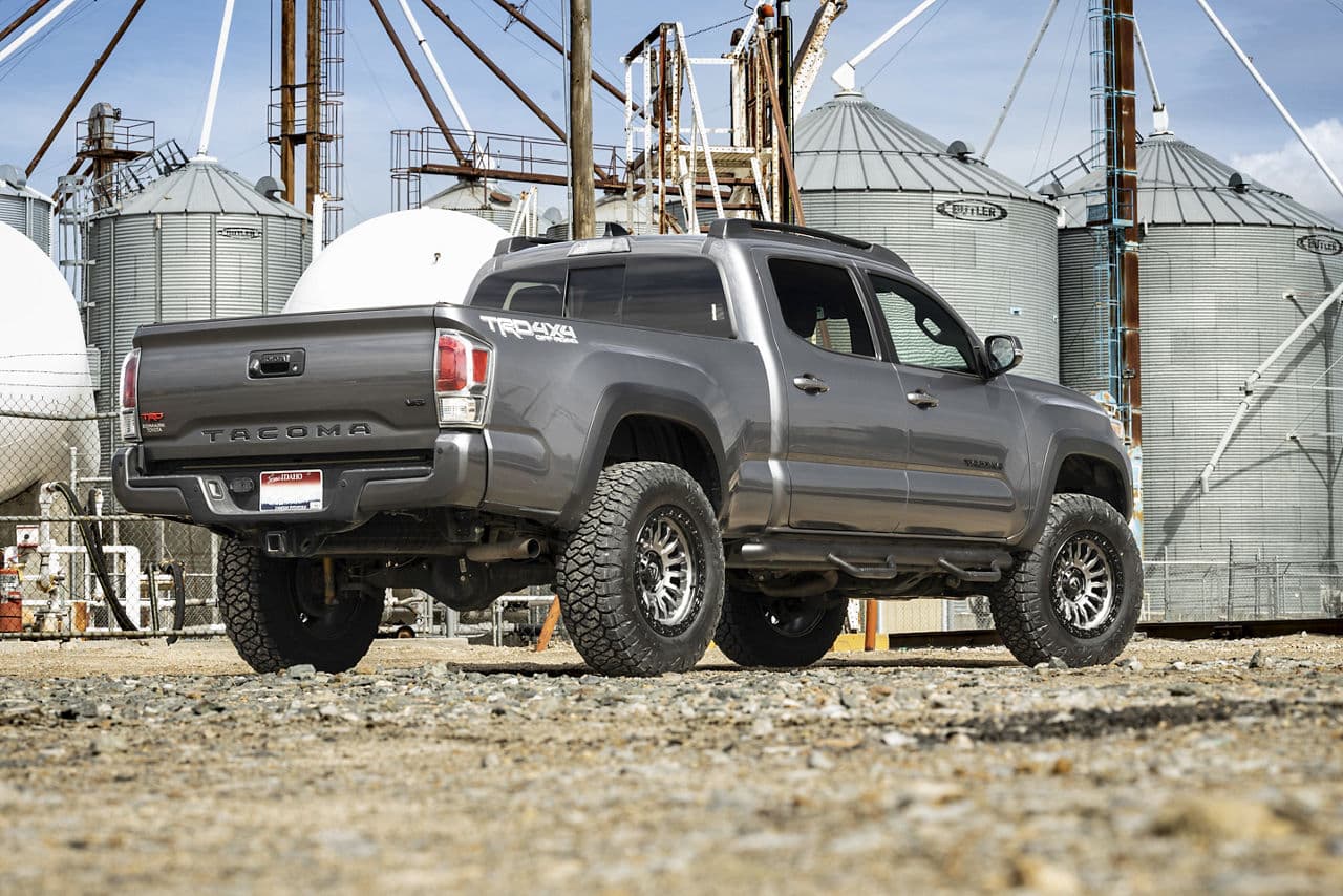 Front view of 2017 Toyota Tacoma with wheels
