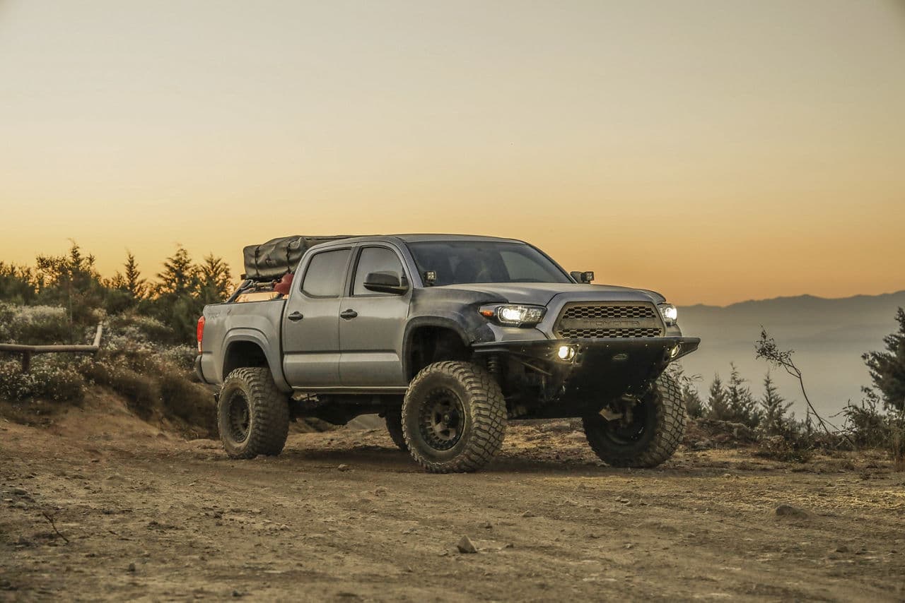 Interior of 2017 Toyota Tacoma with wheels