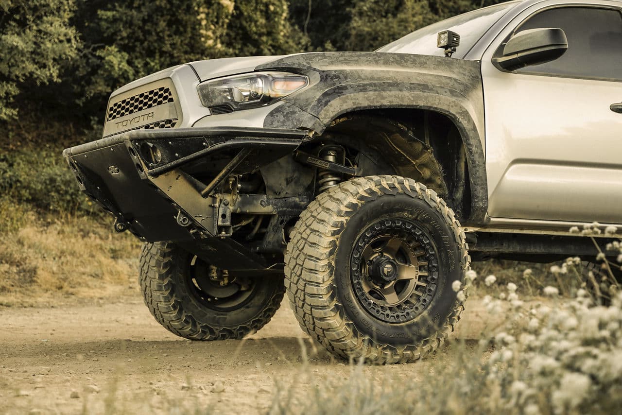 Detail view of 2017 Toyota Tacoma with wheels