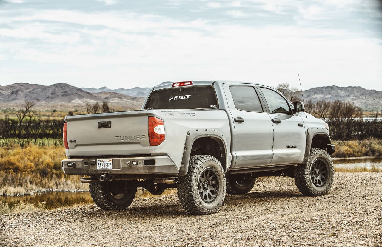Interior of 2017 Toyota Tundra with truck suv wheels
