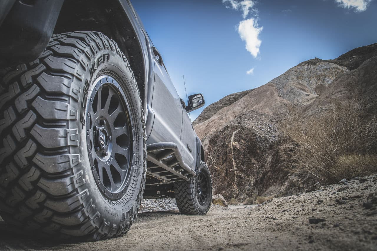 Detail view of 2017 Toyota Tundra with truck suv wheels