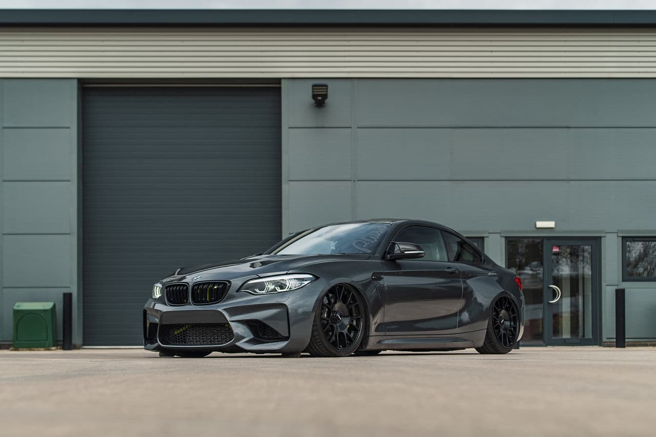 Front view of 2018 BMW M2 with wheels