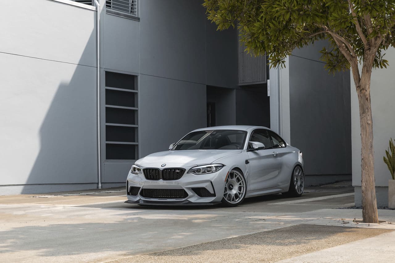 Front view of 2018 BMW M2 with wheels