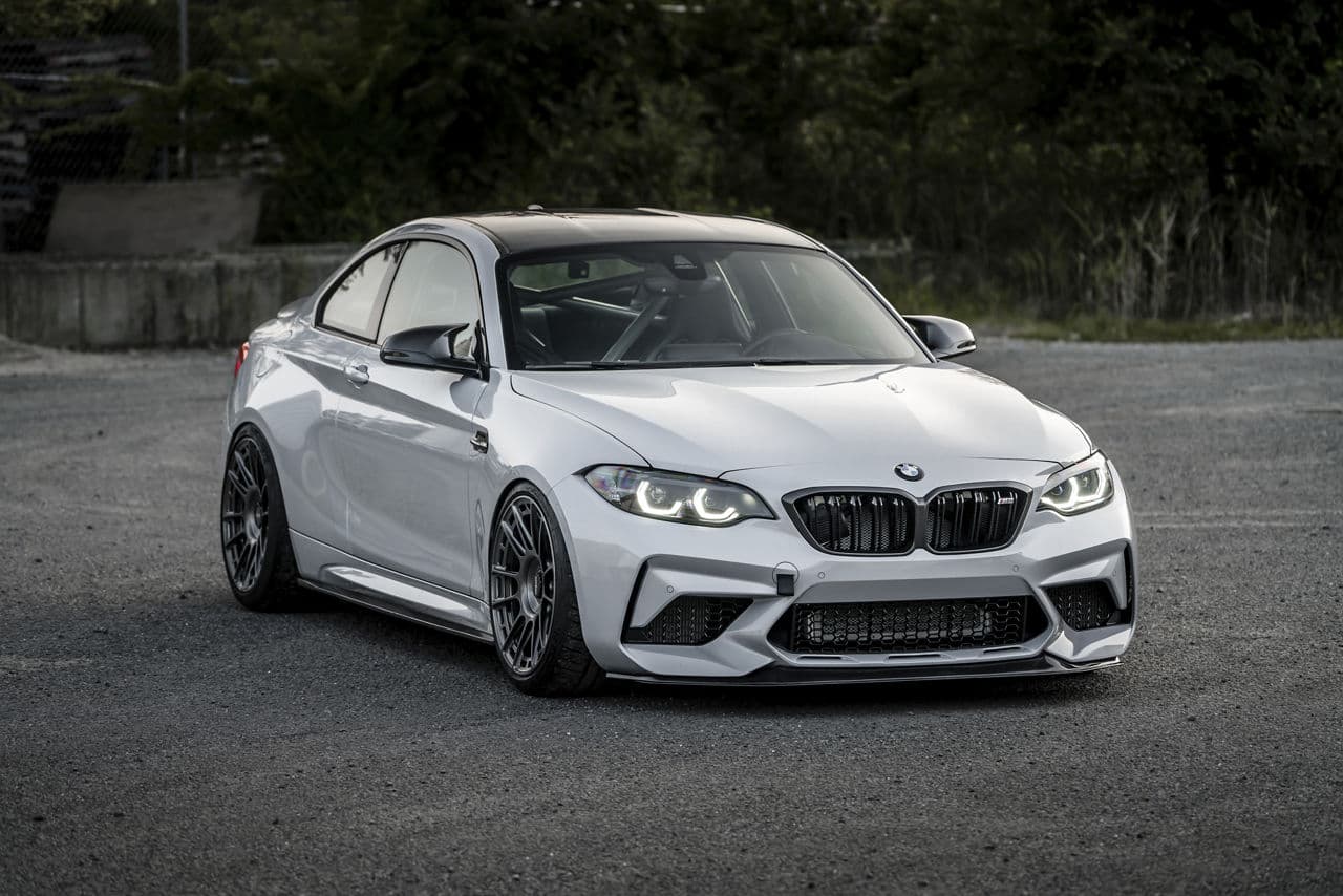 Front view of 2018 BMW M2 with wheels