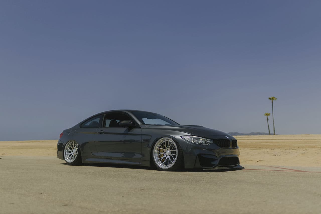 Front view of 2018 BMW M4 with wheels