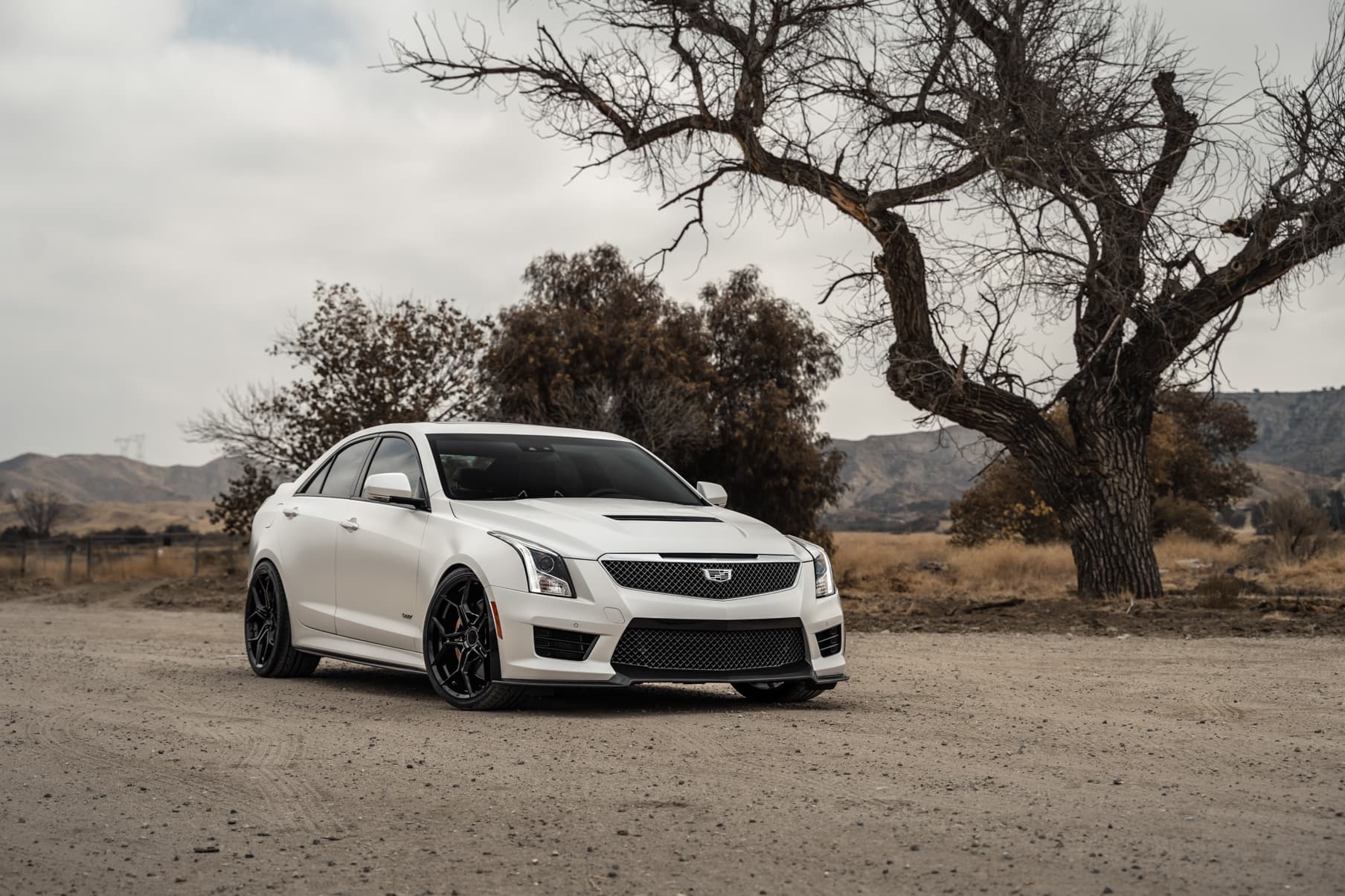 2018 Cadillac ATS V — wheels, front view