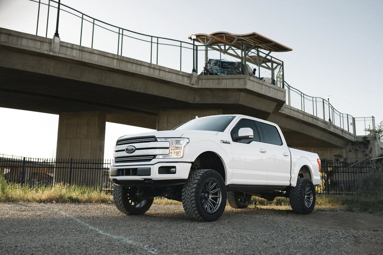 Interior of 2018 Ford F150 with truck suv wheels