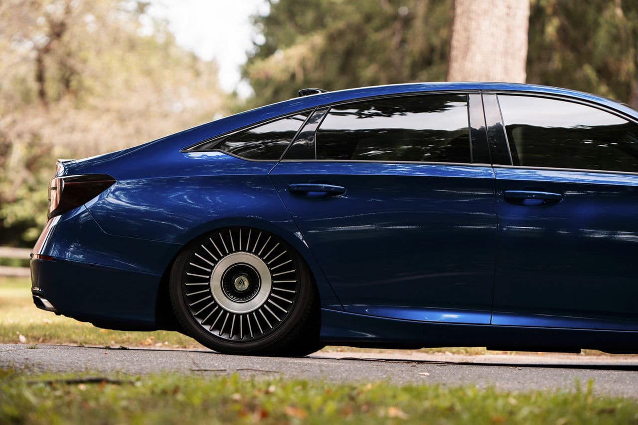 Rear view of 2018 Honda Accord with wheels