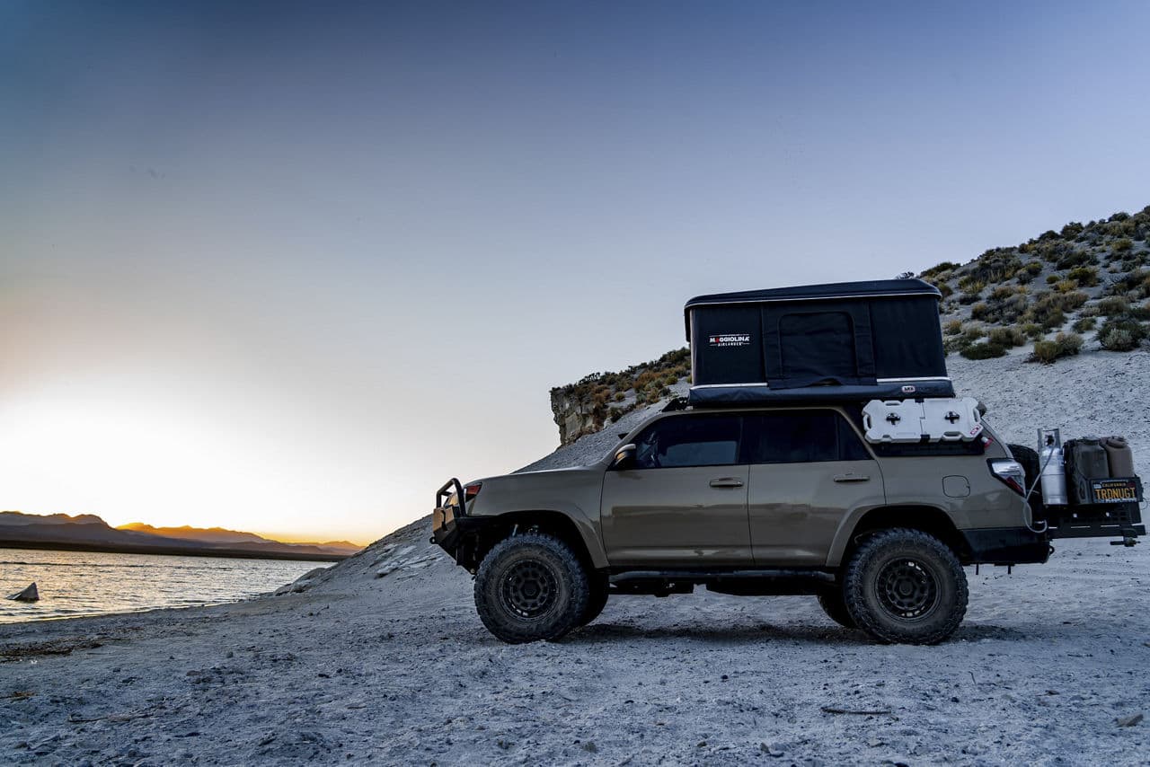 Interior of 2018 Toyota 4Runner with truck suv wheels
