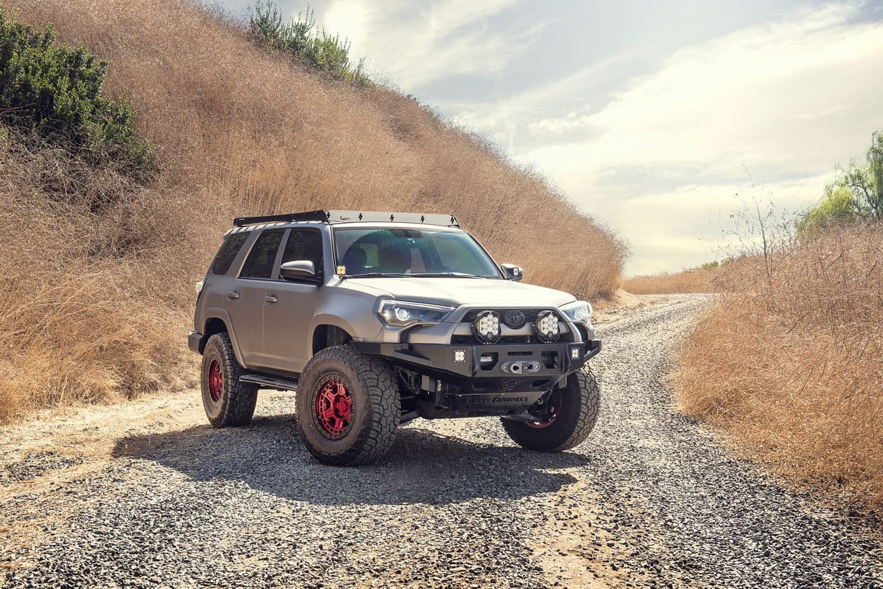 Interior of 2018 Toyota 4Runner with truck suv wheels